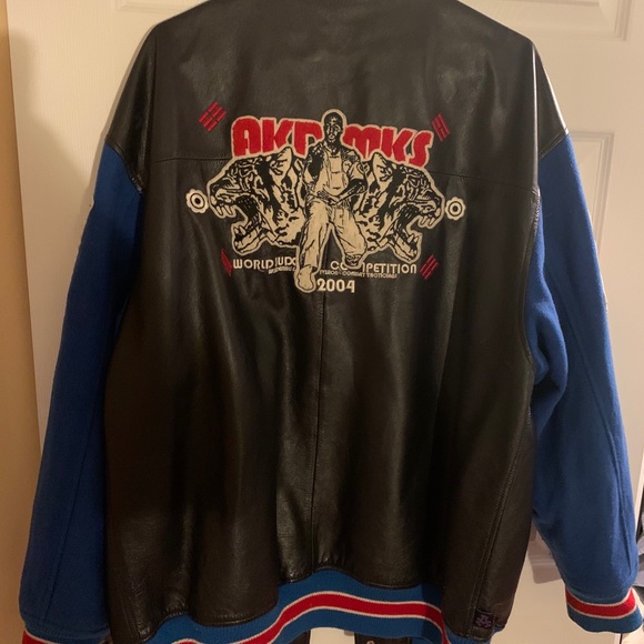 Akademiks stadium jacket. Very rare. Blue - Picture 7 of 9